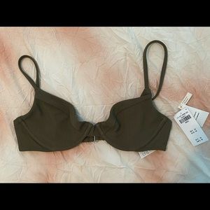 Underwire bikini top